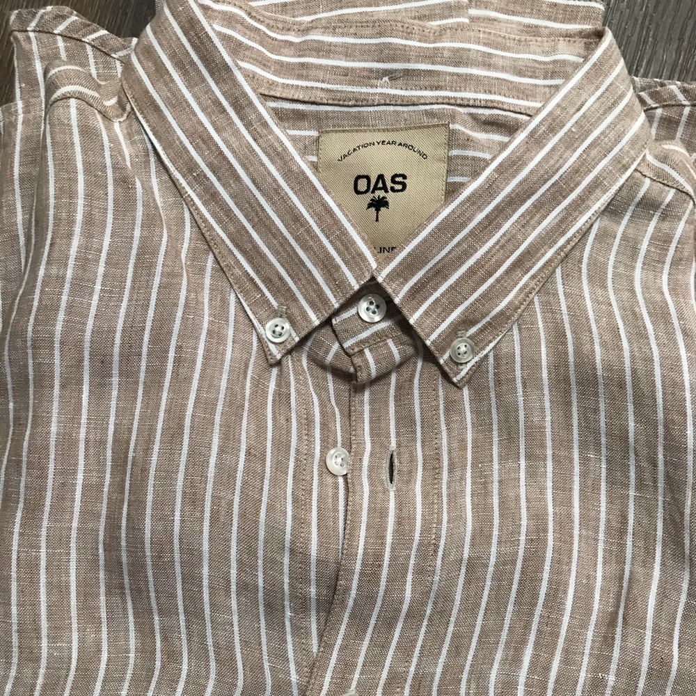 Brand new linen men’s shirt from OAS